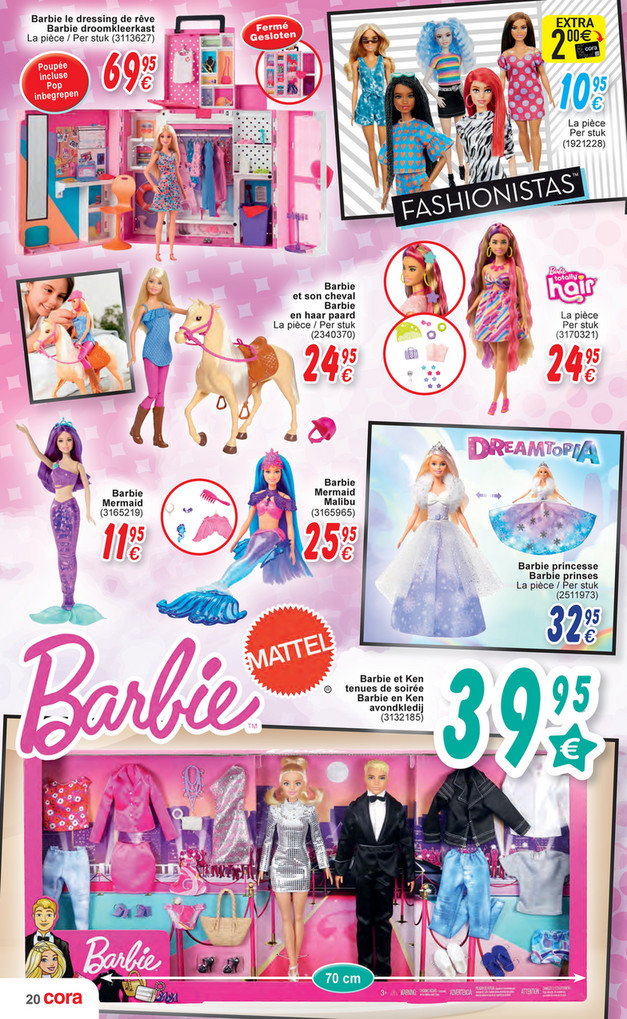 Promo Coffret Le Dressing de Rêve de Barbie chez Carrefour Market