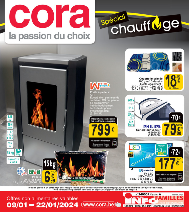 Promo COMBUSTIBLE DESAROMATISE POUR APPAREILS MOBILES DE CHAUFFAGE chez Cora