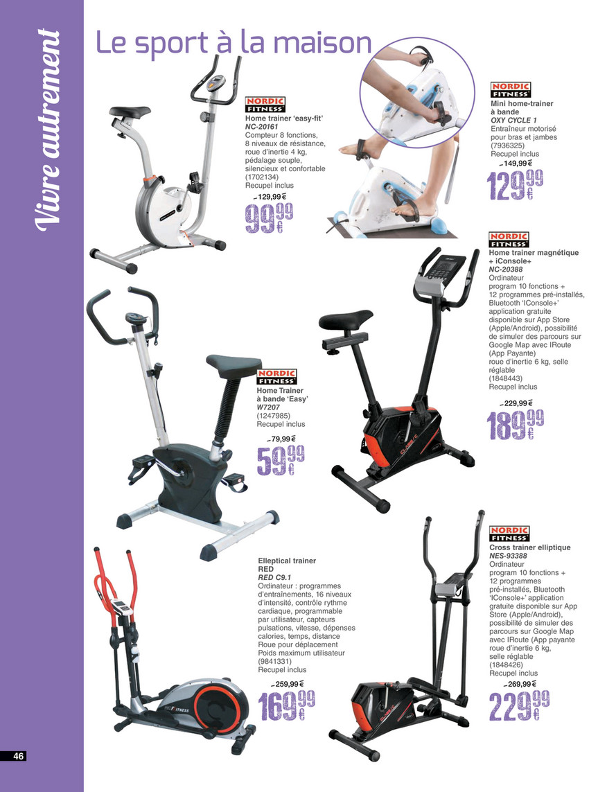 Cora velo elliptique Clearance