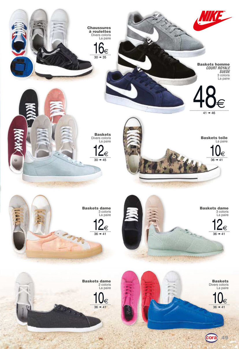 cora chaussure homme