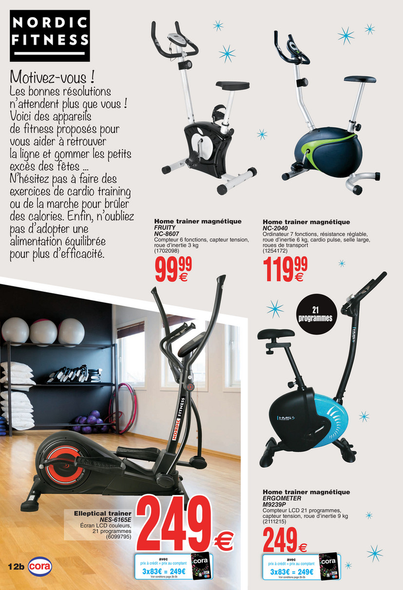 Cora velo elliptique Clearance