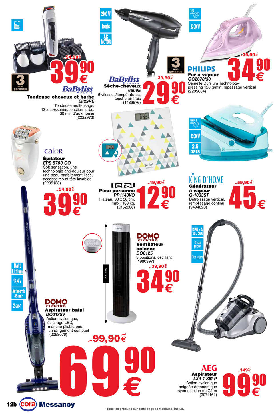 tondeuse a cheveux cora