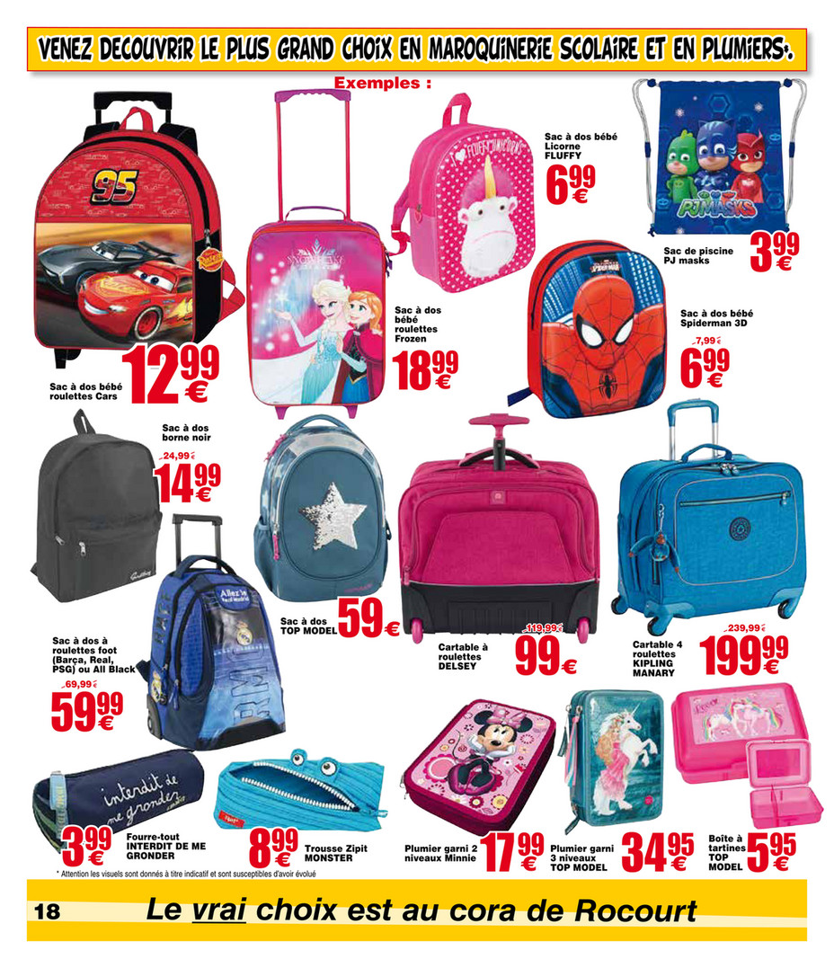 Cora Deals Sac Ecole Cora Cartable Cora 2020 Cartable Campus