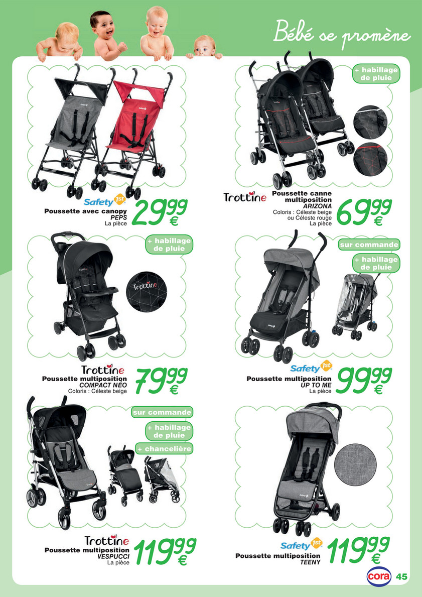 poussette a cora